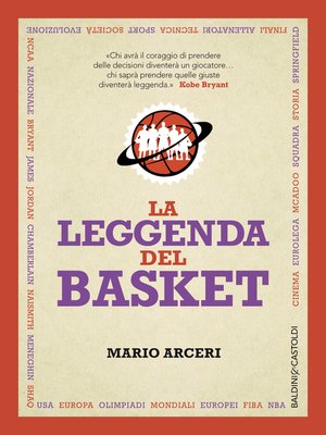 cover image of La leggenda del basket